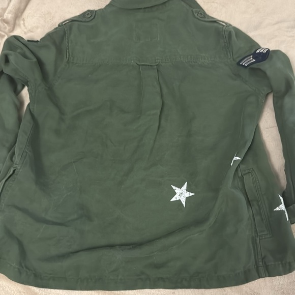 Rails Maverick Army Green Utility Jacket Star Patch Military Shacket XS - Picture 10 of 10